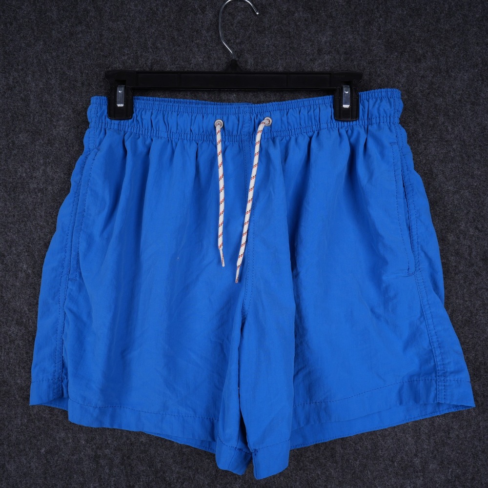 H&M Swim Shorts Mens Medium Blue Excellent Drawstring Mesh Lined 0566941 7